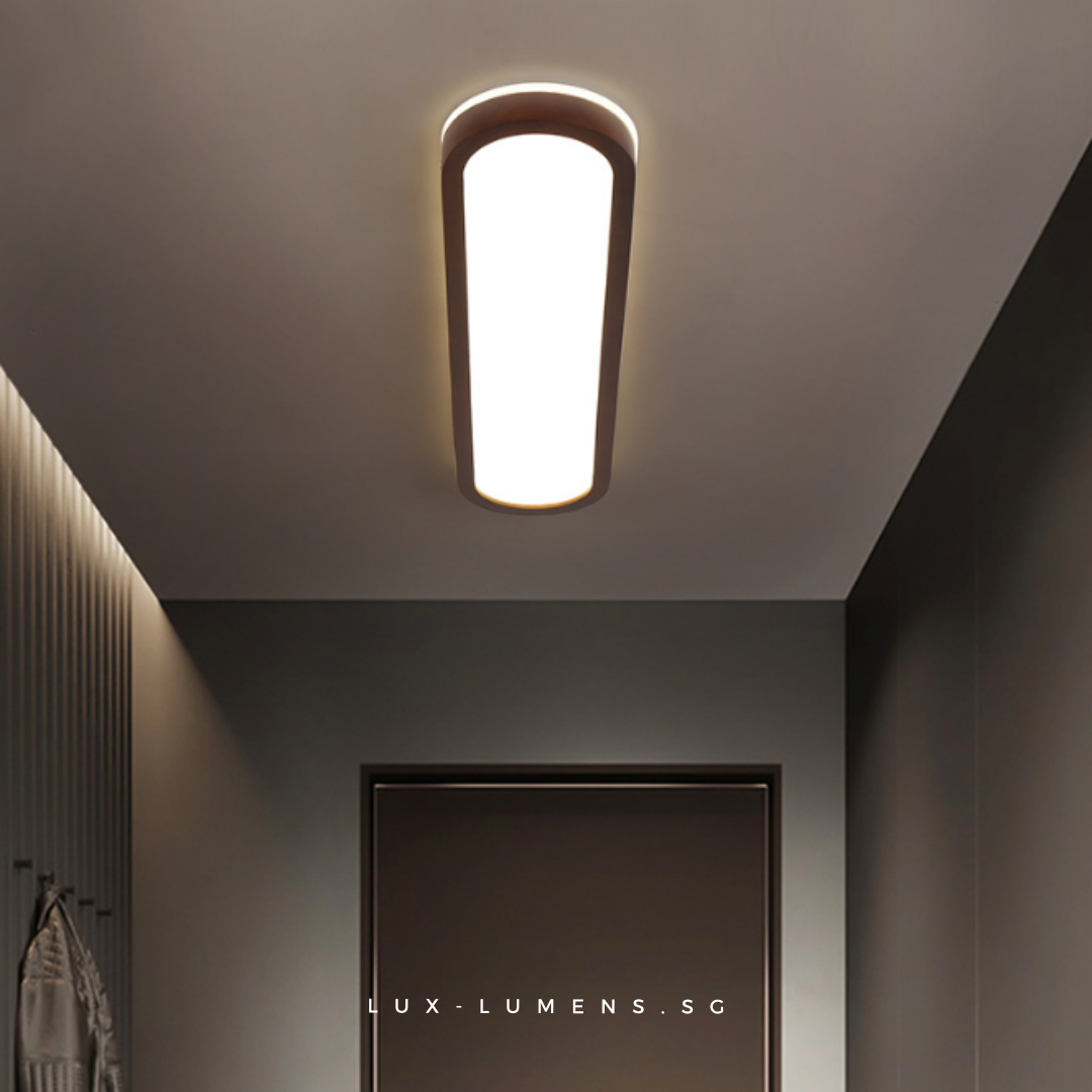 Hout - LEDs Ceiling Light – Lux-lumens