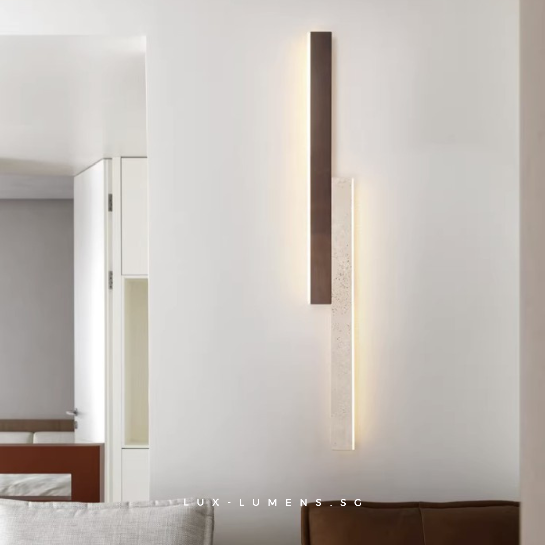 Vera - Travertine LEDs Wall Lamp – Lux-lumens