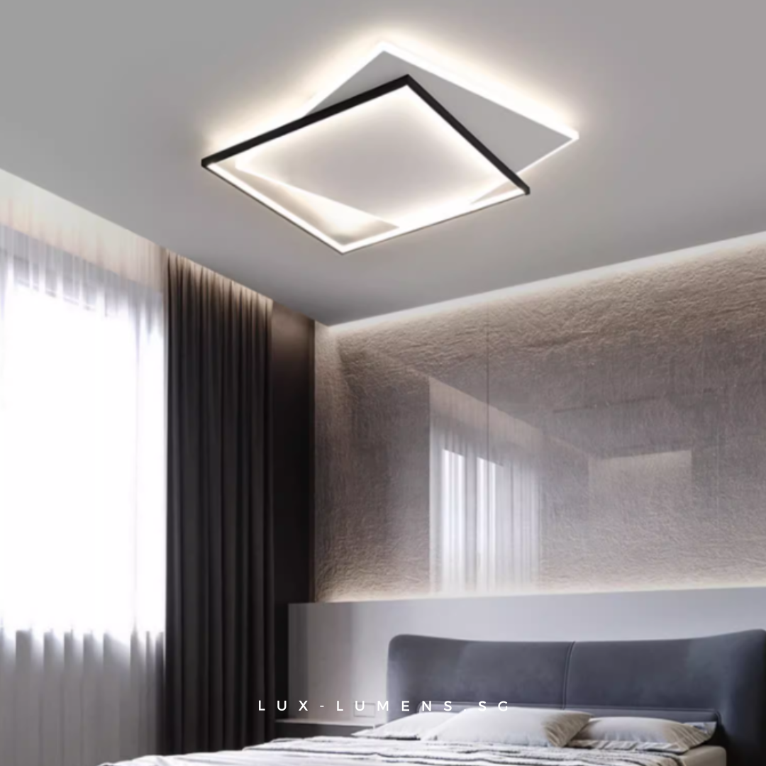 Square V Led Verso - Square LEDs Ceiling Light – Lux-lumens