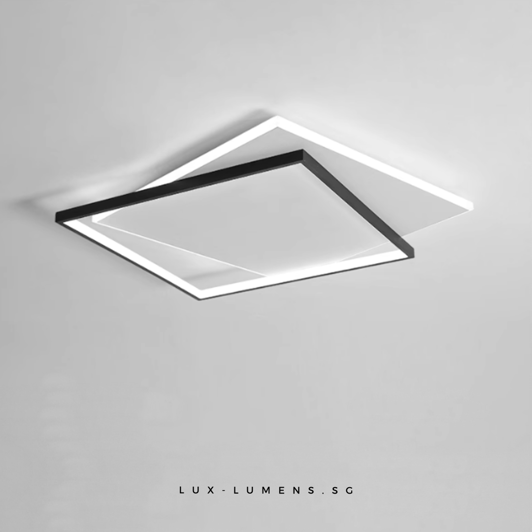 Square V Led Verso - Square LEDs Ceiling Light – Lux-lumens