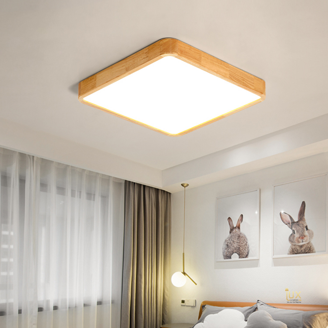 Fullvärdig - Scandinavian Square LEDs Ceiling Light – Lux-lumens