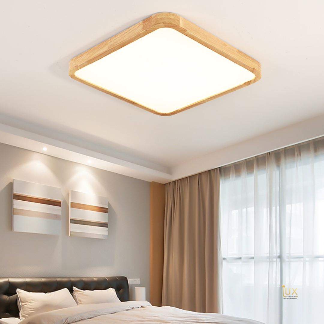Fullvärdig - Scandinavian Square LEDs Ceiling Light – Lux-lumens