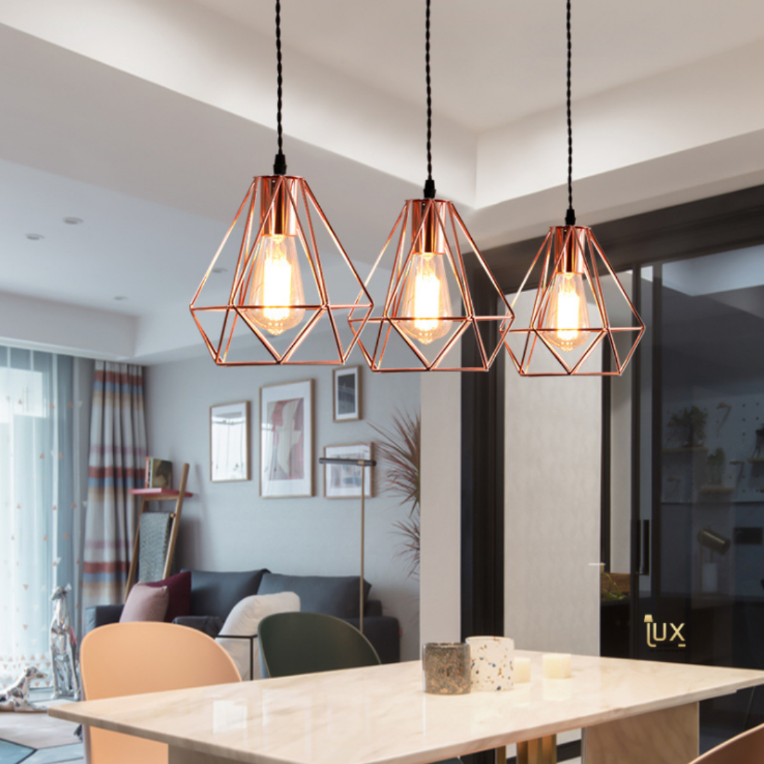 Klassisch - Rose Gold Pendant Light – Lux-lumens