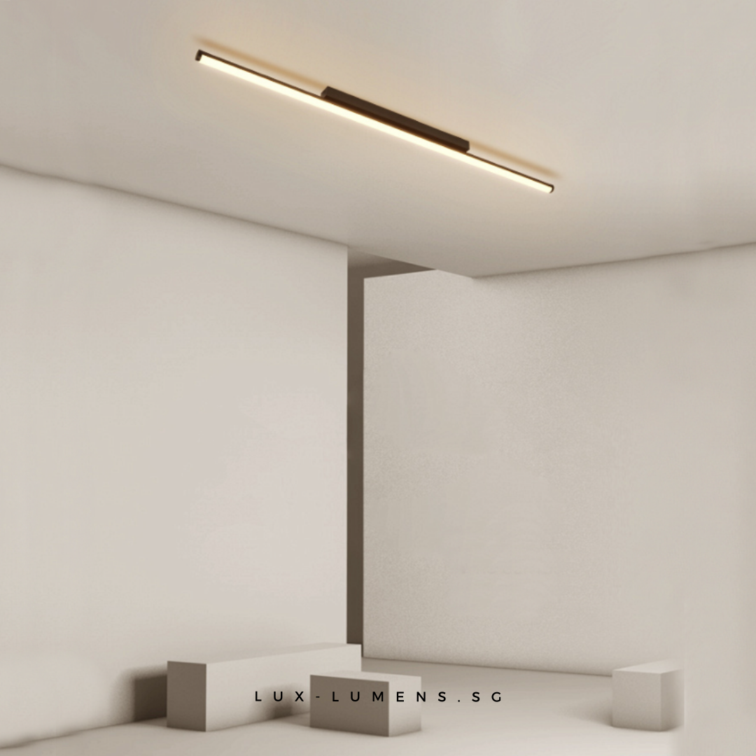 Linear Led Ceiling Lights Modern Dimmable LED Ceiling Flush Mount