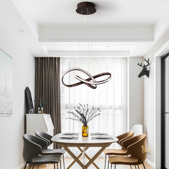 Contemporary Helix Pendant Light – Lux-lumens