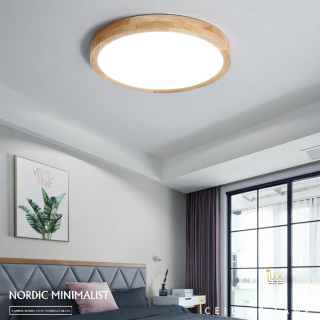 Trävirke - Scandinavian LEDs Ceiling Light – Lux-lumens