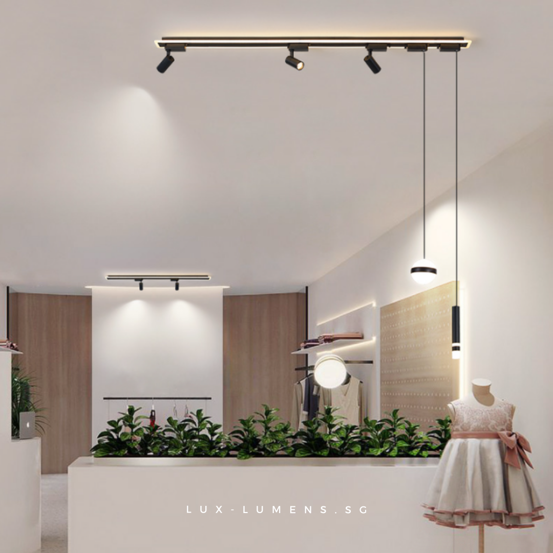 Art Deco Pendant Track Lighting Systems
