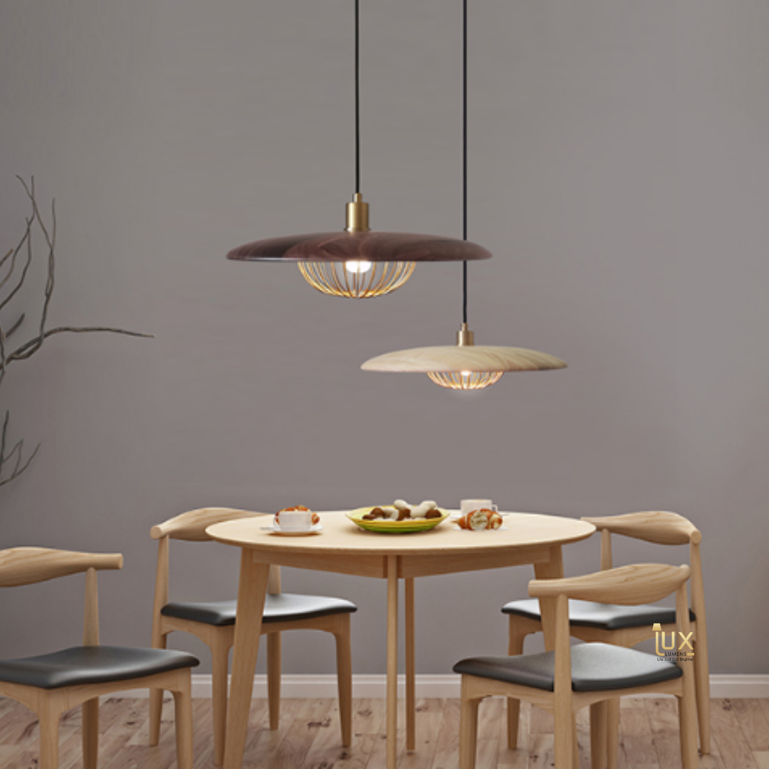 Schneìden Wood Pendant Light
